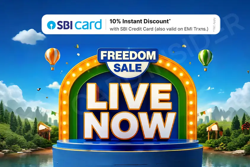 SBI Credit Card Flipkart Freedom Sale Offer Get Up To ₹7,750 Discount